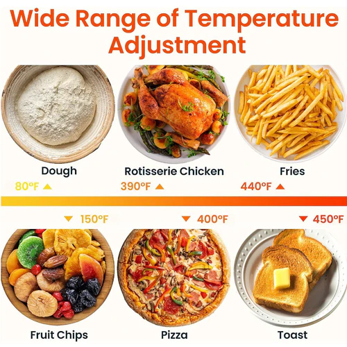 Comfee' 12-in-1 Air Fryer with Rotisserie - Image 6